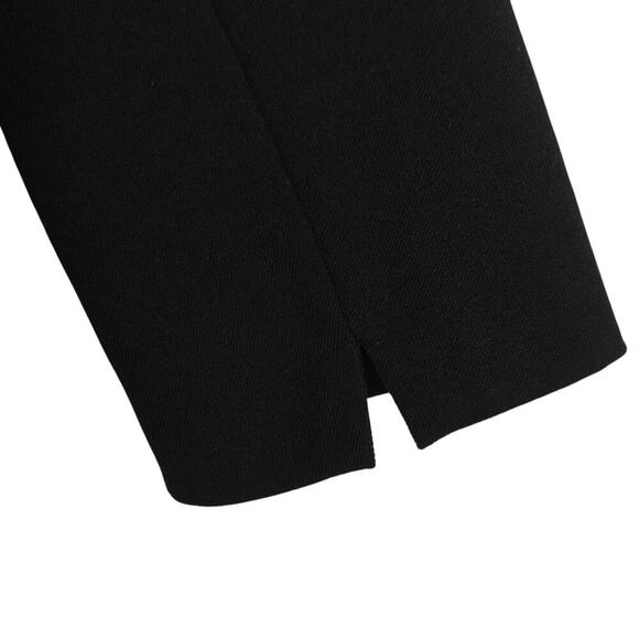 MM Lafleur Etsuko Dress Size 0 Black WonderTex Stretch Pockets 3/4 Sleeve Career - Picture 6 of 9